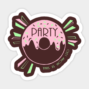 Fun&Sweet party Sticker